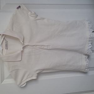 Girls moncler polo size 8